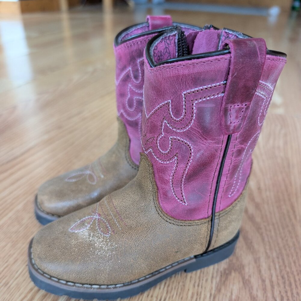 Toddler Girls Western Boots size 7D